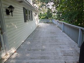 Maryland deck in need of cleaning