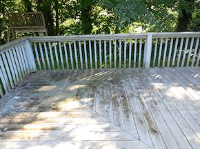 Maryland porch in need of cleaning