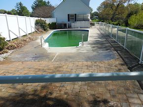 Easton pool deck cleaning
