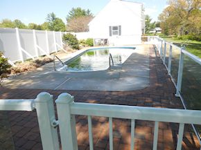 Easton pool patio cleaning process
