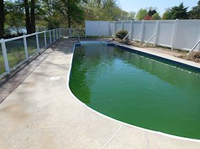 Easton pool patio cleaning process